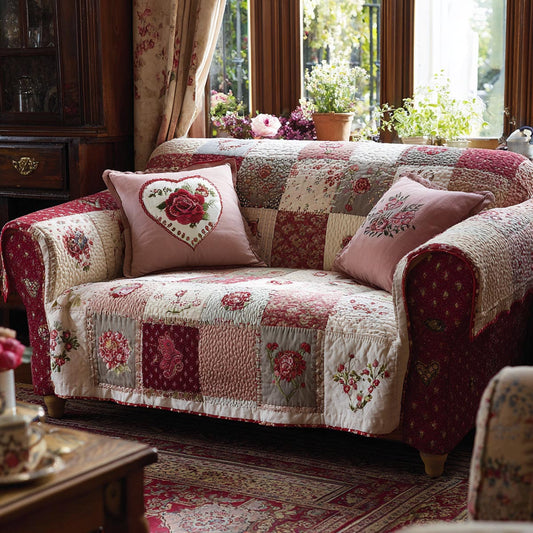 Loving Steps Quilted Sofa Cover NCU0DV9133
