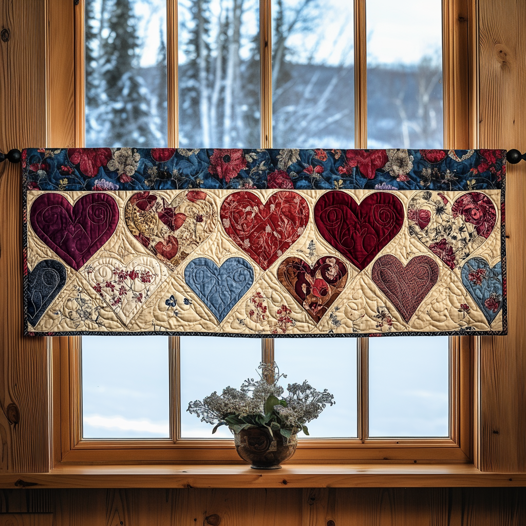 Loving Stitches Quilted Valance NCU0DK4047