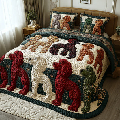 Loyal Paws 3-Piece Quilted Bedding Set NCU0DV7480