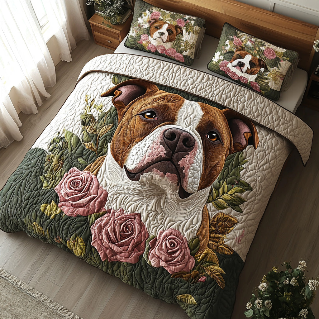 Loyal Spirit 3-Piece Quilted Bedding Set NCU0DV7442