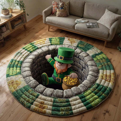 Lucky Descent Quilted Round Mat NCU0HH1798