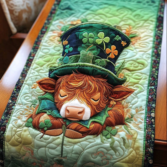 Lucky Highland Quilted Table Runner NCU0NT3947