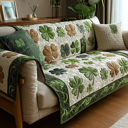 Lucky Meadow Quilted Sofa Cover NCU0PT11224