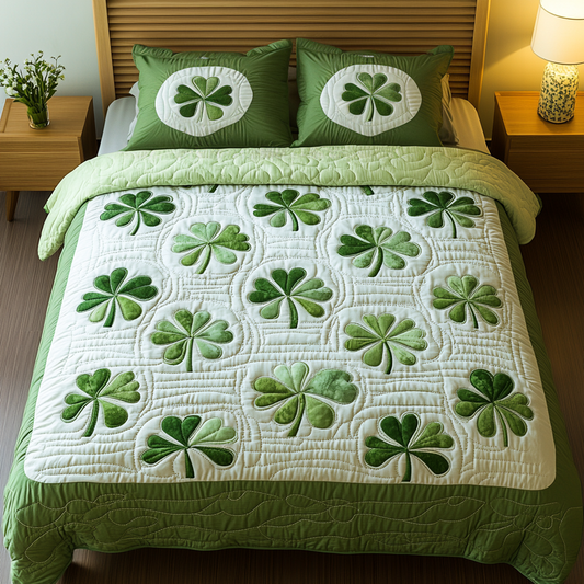 Lucky Threads 3-Piece Quilted Bedding Set NCU0VH1939