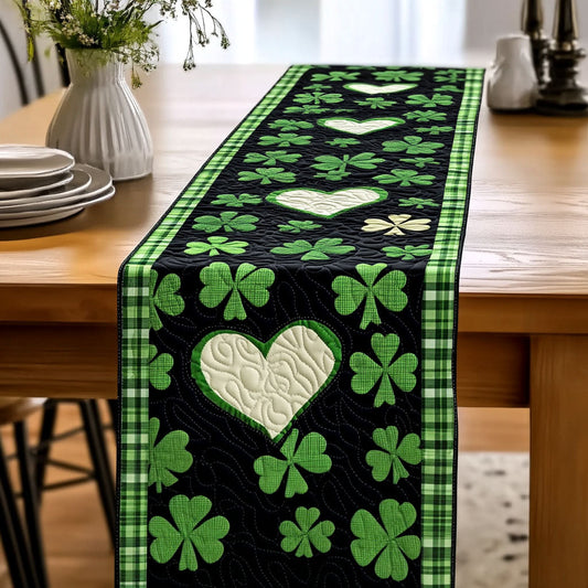 Lucky Woods Quilted Table Runner NCU0PT3278