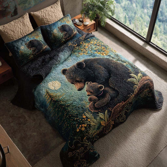 Lumber Love 3-Piece Quilted Bedding Set NCU0NT7859