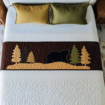 Lumbering Peace Quilted Bed Runner NCU0PT8375