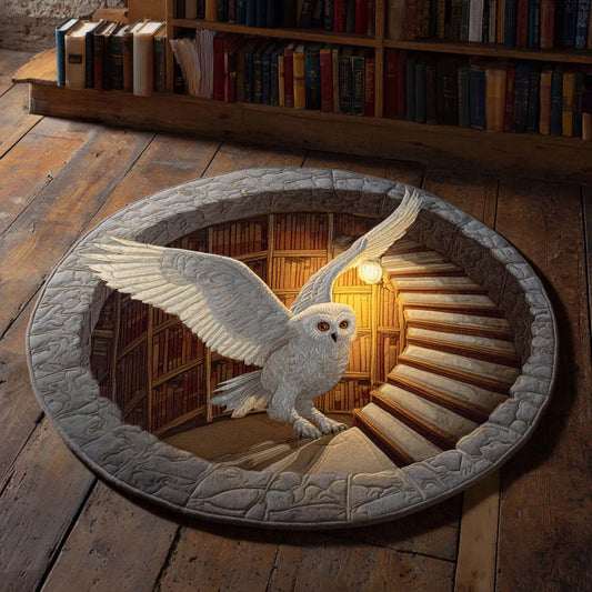 Lumen Wing Quilted Round Mat NCU0XD1031
