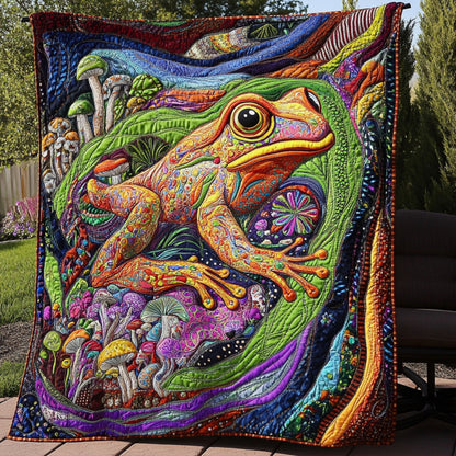 Luminous Amphibian Quilted Blanket NCU0PT4085