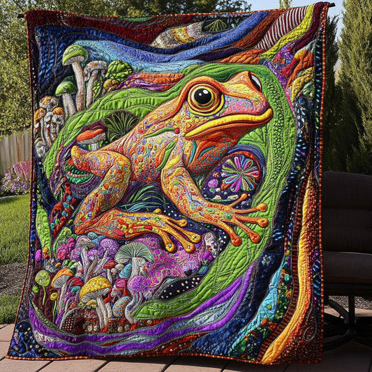 Luminous Amphibian Quilted Blanket NCU0PT4085