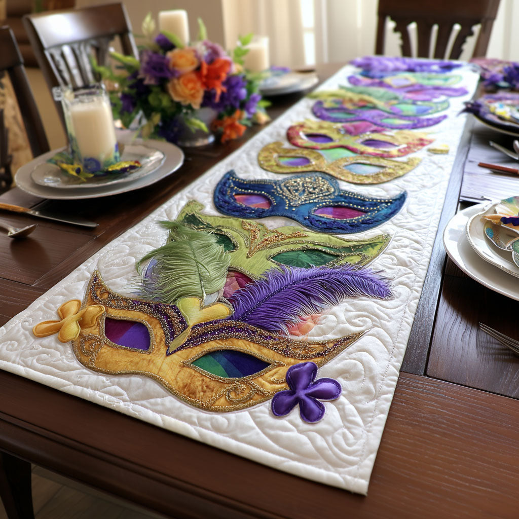 Luminous Carnival Affair Quilted Table Runner NCU0PT11102