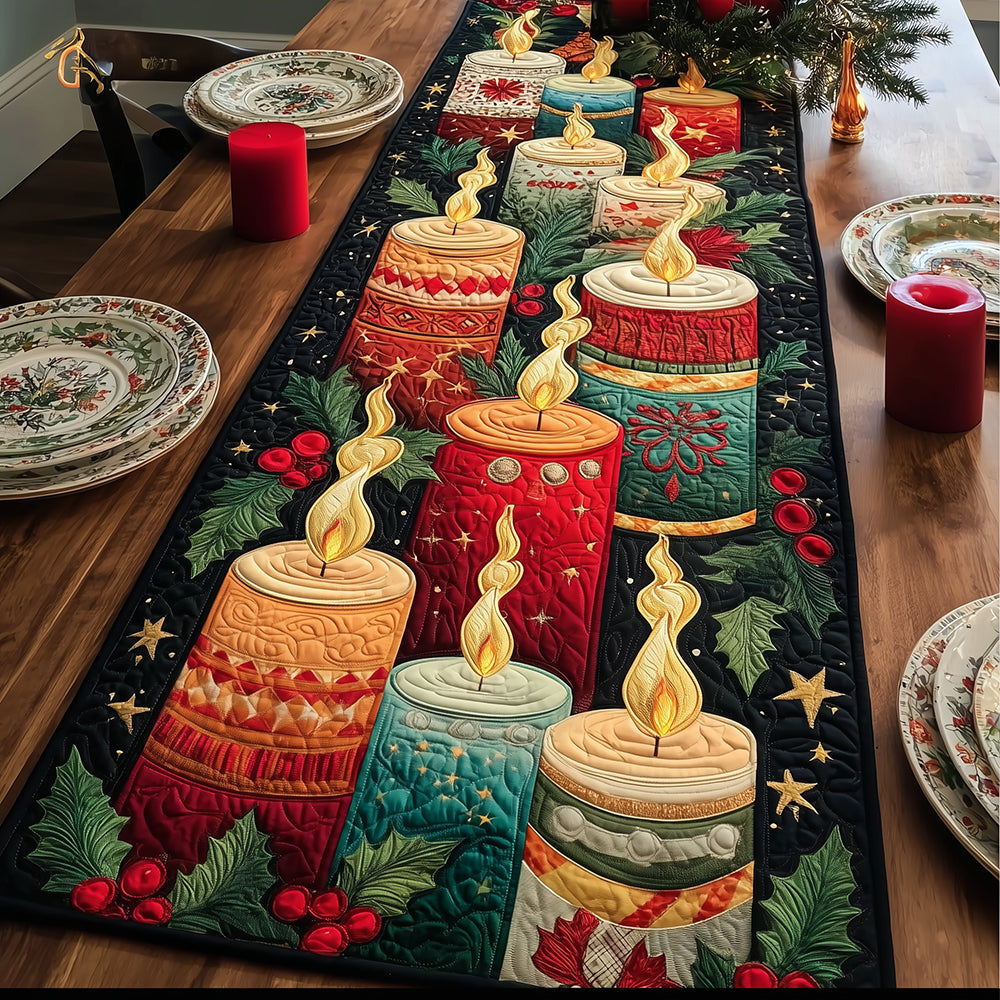 Luminous Eve Quilted Table Runner NCU0TH3365