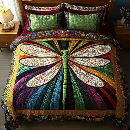 Luminous Flight 3-Piece Quilted Bedding Set NCU0DK5317
