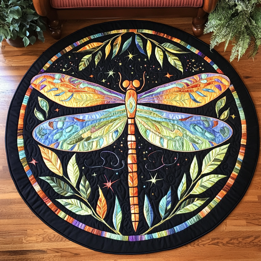 Luminous Flight Quilted Round Mat NCU0DK4644