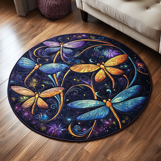 Luminous Flight Quilted Round Mat NCU0DK4917