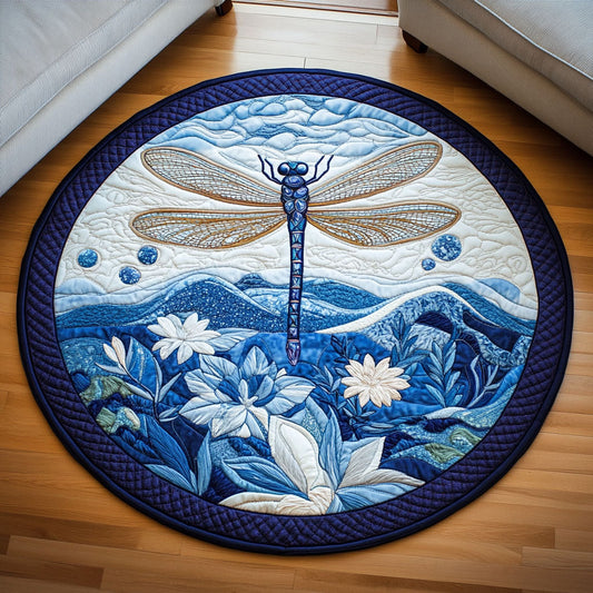 Luminous Flight Quilted Round Mat NCU0PT3890