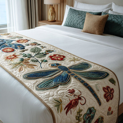 Dragonfly Quilted Bed Runner NCU0VT223