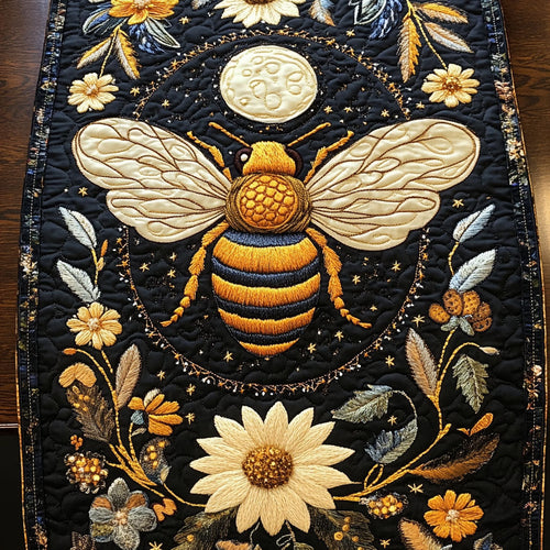 Lunar Buzz Quilted Table Runner NCU0NT4013