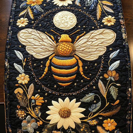 Lunar Buzz Quilted Table Runner NCU0NT4013