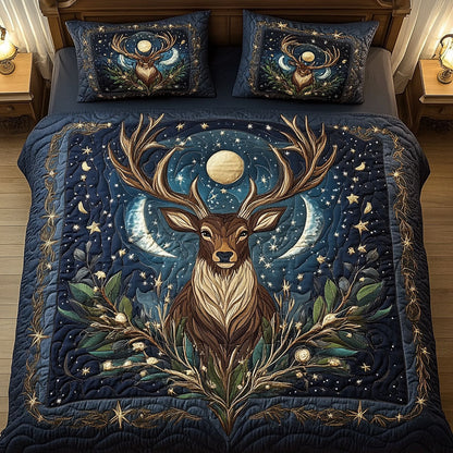 Lunar Elegance 3-Piece Quilted Bedding Set NCU0NT3105
