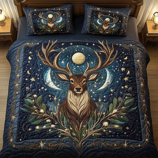Lunar Elegance 3-Piece Quilted Bedding Set NCU0NT3105