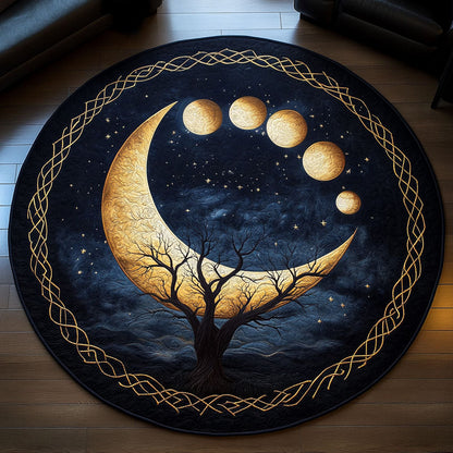Lunar Embrace Quilted Round Mat NCU0PT3366