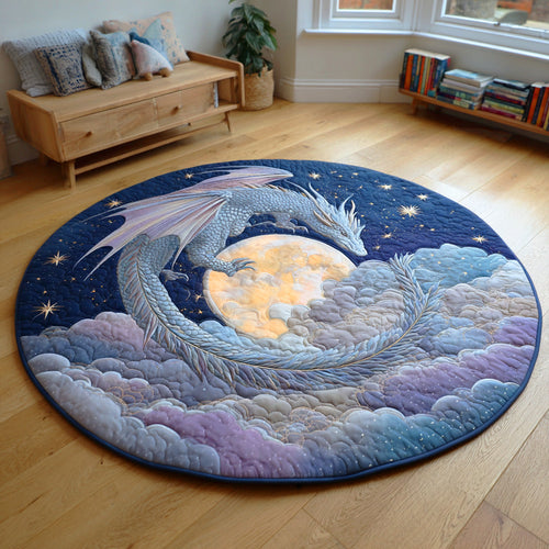 Lunar Embrace Quilted Round Mat NCU0TD1015