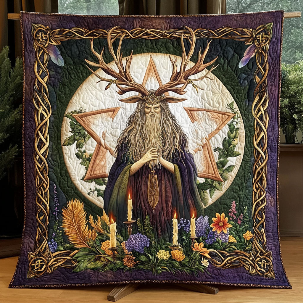 Lunar Flame Harmony Quilted Blanket NCU0PT3780