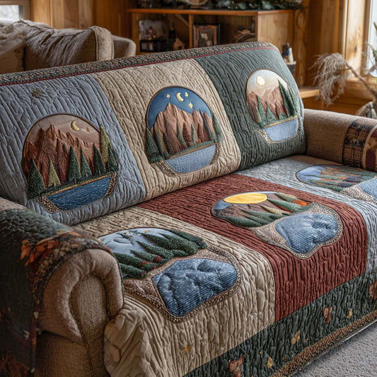 Lunar Forest Quilted Sofa Cover NCU0XD1737