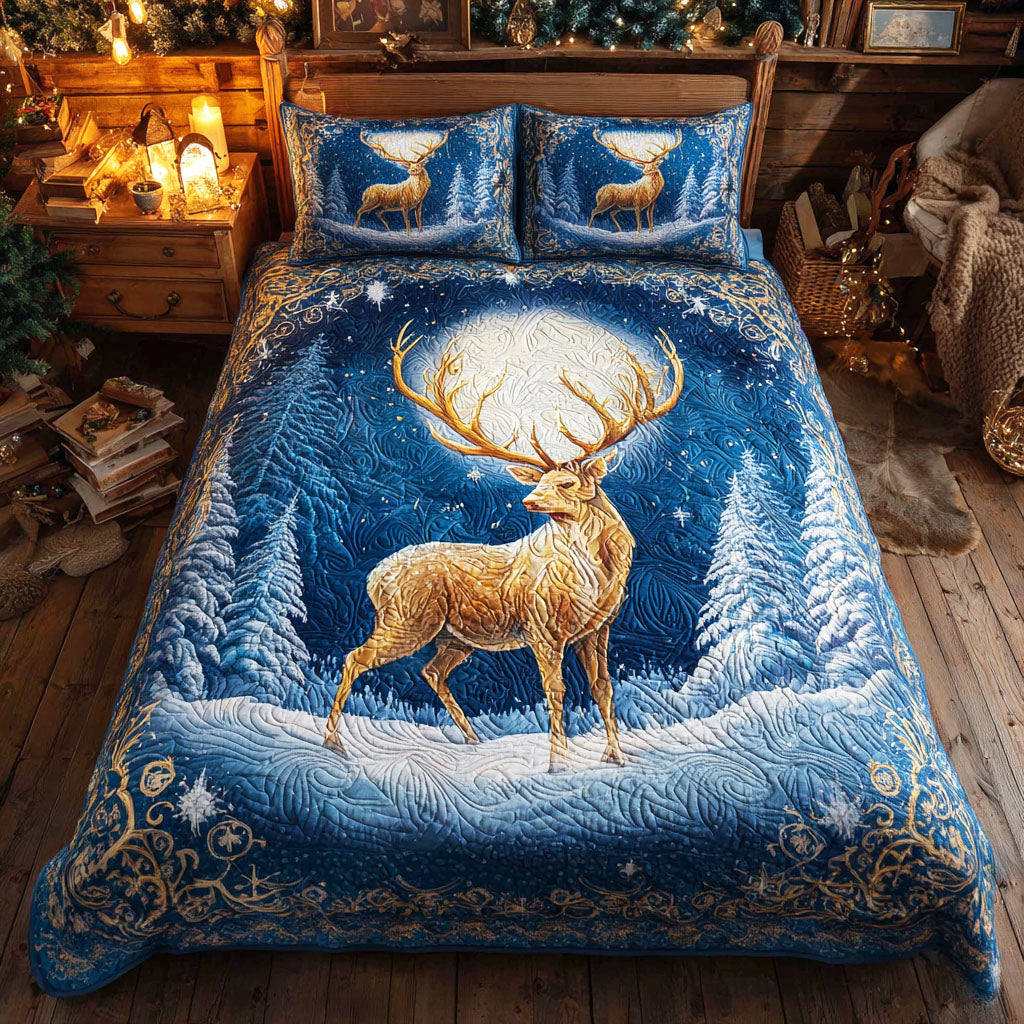 Lunar Glow 3-Piece Quilted Bedding Set NCU0TV1256