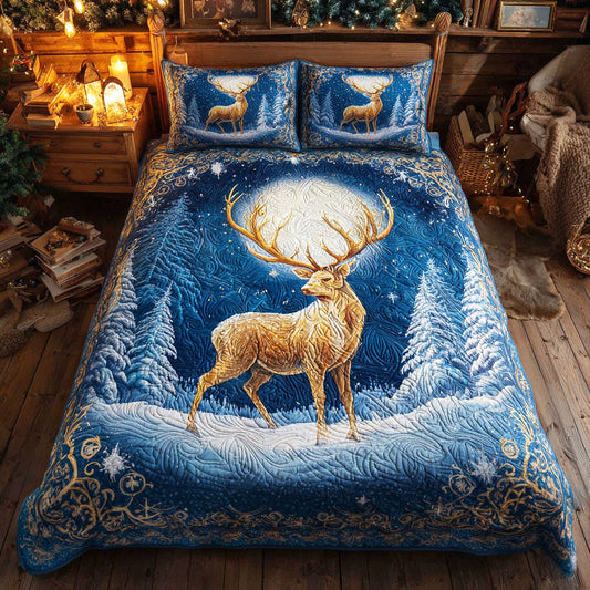 Lunar Glow 3-Piece Quilted Bedding Set NCU0TV1256