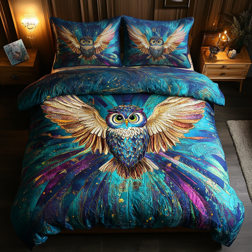 Lunar Lookout 3-Piece Quilted Bedding Set NCU0DV3269