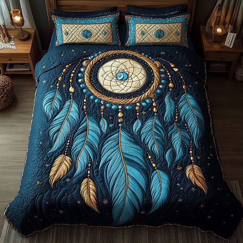 Lunar Serenity 3-Piece Quilted Bedding Set NCU0PT3495