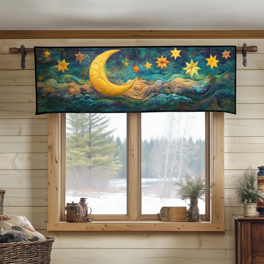 Lunar Serenity Quilted Valance NCU0DK5129