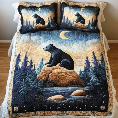 Lunar Watch 3-Piece Quilted Bedding Set NCU0NT3864