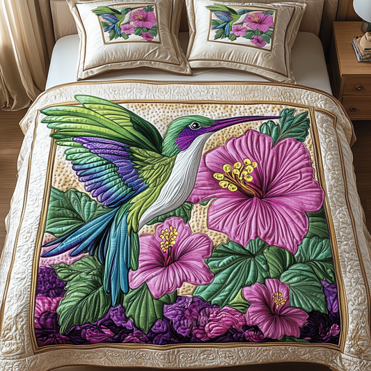 Lush Horizon 3-Piece Quilted Bedding Set NCU0VH2016