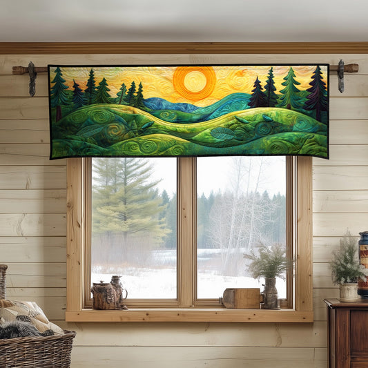 Lush Horizon Quilted Valance NCU0NT7173