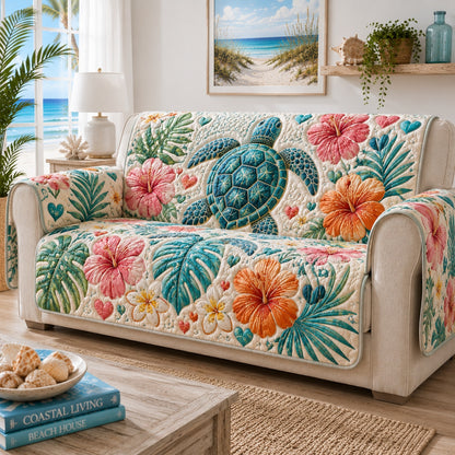 Lush Tropic Wanderers Quilted Sofa Cover NCU0VL3940