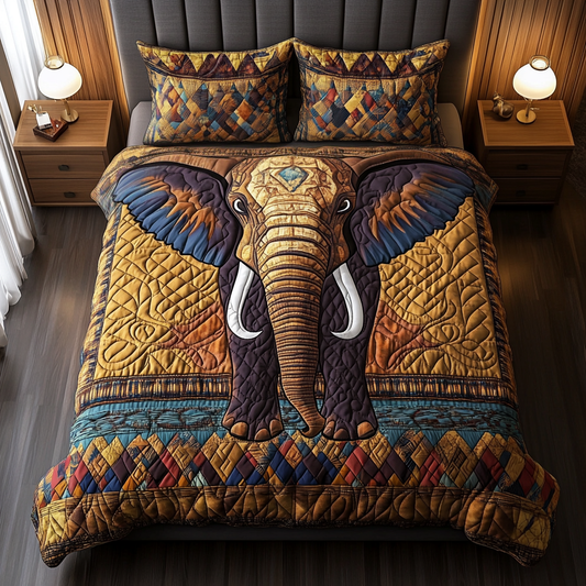 Luxurious Glow 3-Piece Quilted Bedding Set NCU0NT3204
