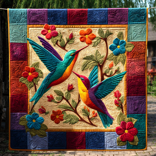 Lyrical Wings Quilted Blanket NCU0TV012