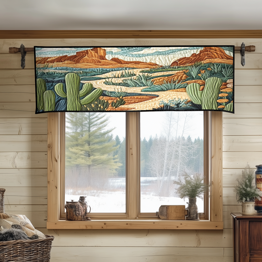 Sandy Trails Quilted Valance NCU0VH5826