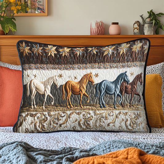 Bridle Beauty Quilted Bedding Pillow Case NCU0VH2325