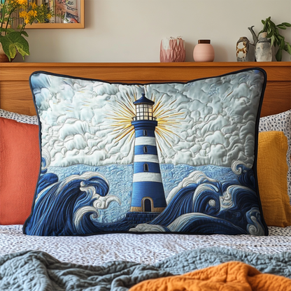 Lighthouse Glow Quilted Bedding Pillow Case NCU0VH3050