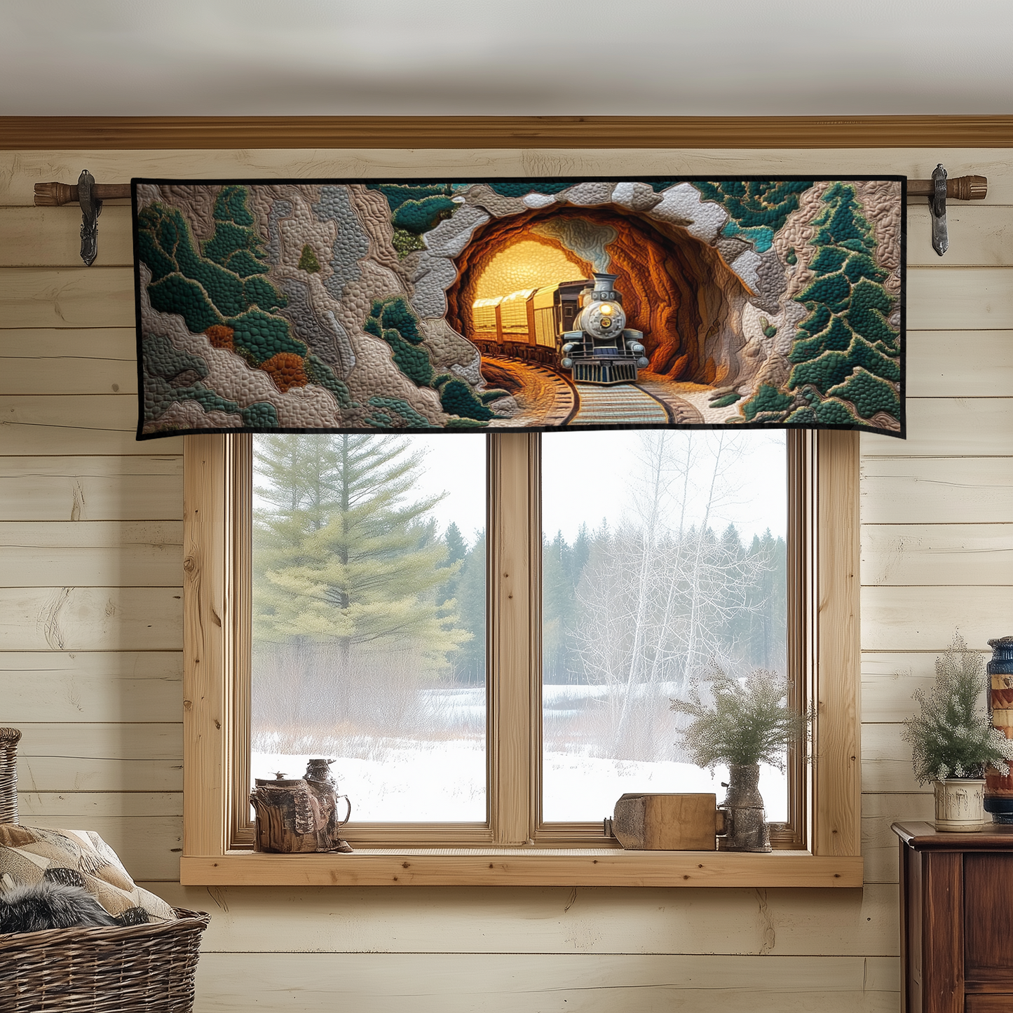 Golden Tunnel Express Quilted Valance NCU0XD1584