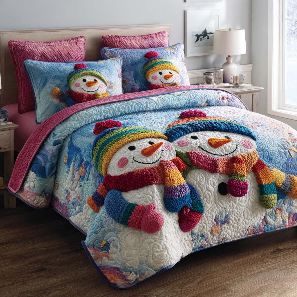 Magic All Around 3-Piece Quilted Bedding Set NCU0NT11030