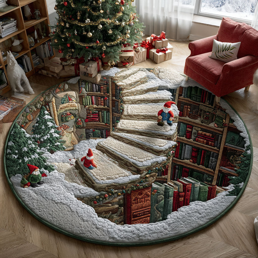 Magic Bookpath Quilted Round Mat NCU0PT10457