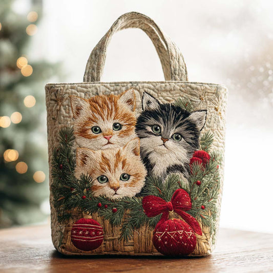Magic Cat Quilted Tote Bag NCU0TD251