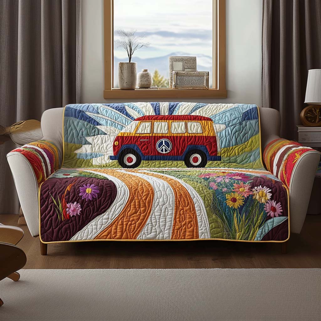 Magic Highway Quilted Sofa Cover NCU0NT10700