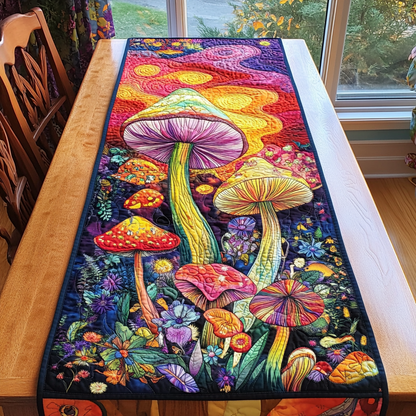 Magic Mushroom Quilted Table Runner NCU0DK7487