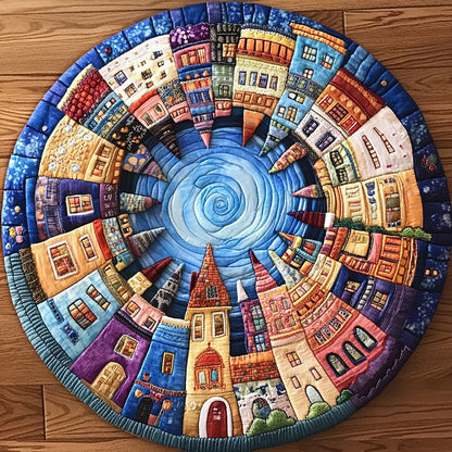 Magic Pathway Quilted Round Mat NCU0NT7323